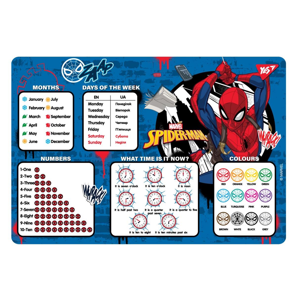 Підкладка для столу YES англ. Marvel.Spiderman, фото 1