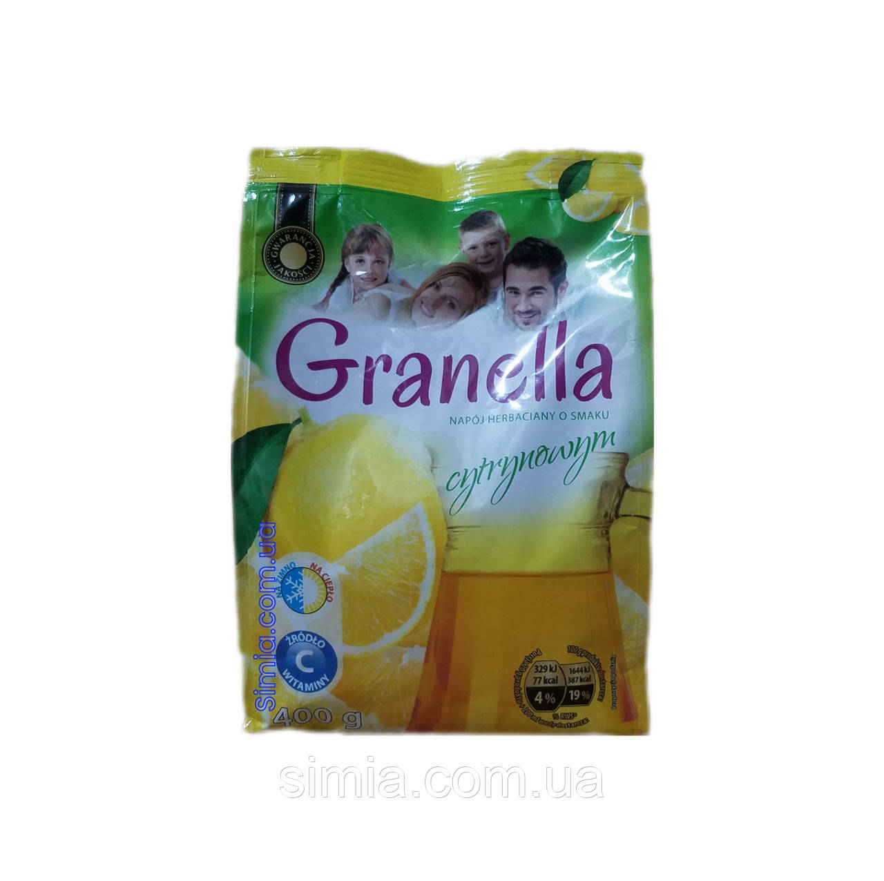 Розчинний чай Granella з лимонним смаком 400 грам