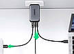 Зарядний пристрій Ugreen CD244 USB-A + 2 x USB-C 65 Вт GaN Tech Fast Charger Сірий, фото 7