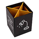 Стакан для письмового приладдя YES Не ускладнюй! картон, фото 2