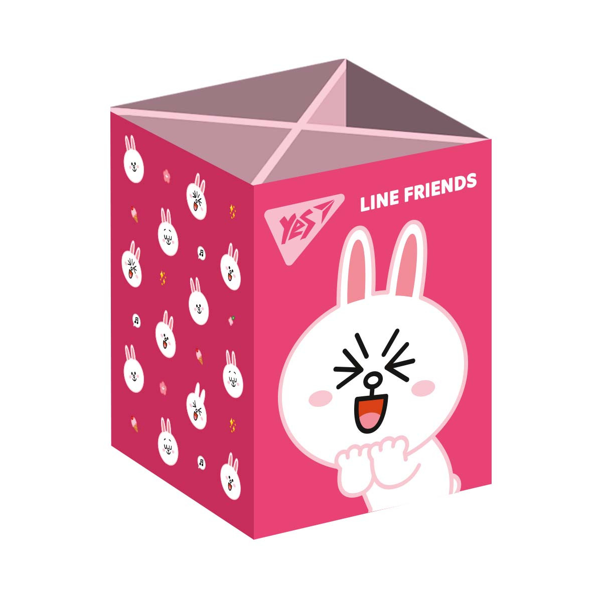 Стакан для письмового приладдя YES Line Friends, картон, фото 1