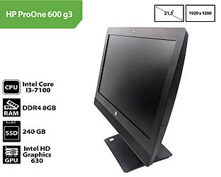 Моноблок HP ProOne 600 G3 All-in-One (21.5"/ Core i3-7100 / 8GB / SSD 240 Gb / Wi-Fi)