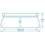 Надувний басейн Bestway 57445 (366x76 см) з картриджним фільтром, фото 5