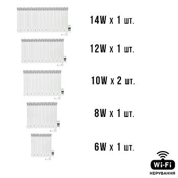 Розумна мобільна система опалення електрична ELECTRO SET 60C WI-FI 6260 Вт