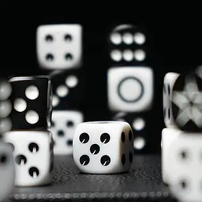 Реквізит для фокусів | Forcing Dice Set (Black), фото 4
