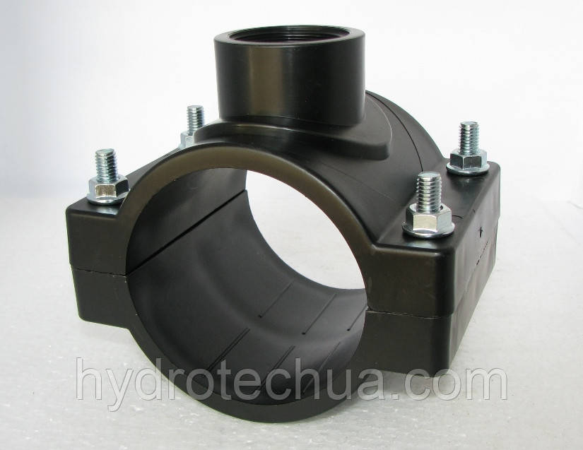 Хомут-врізка (сідало) пропіленовий 90 х 1 1/4"