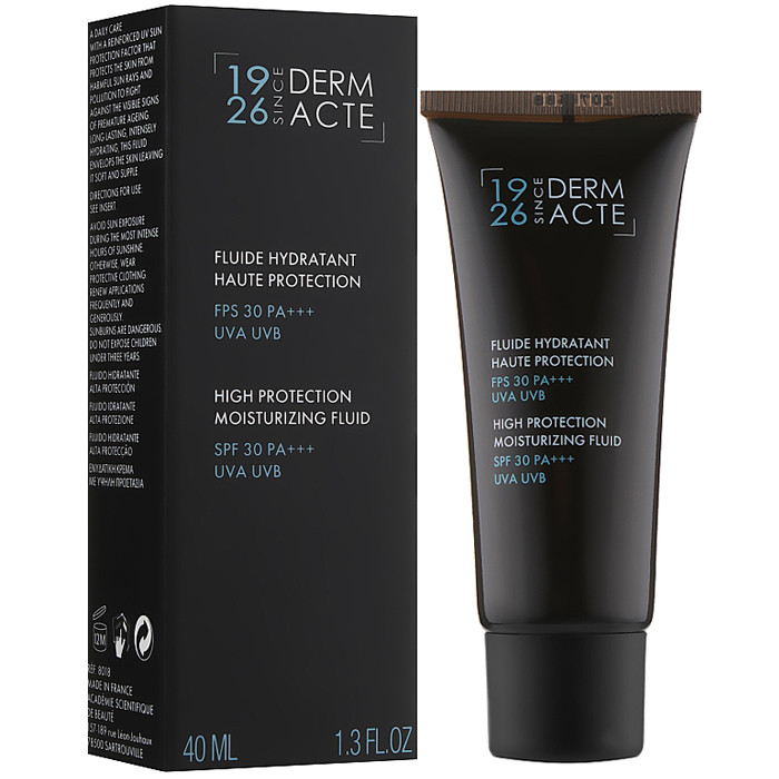 Зволожувальна захисна емульсія Academie Derm Acte High Protection Moisturizing Fluid SPF 30 40ml, фото 1