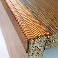 Сходовий кутовий поріжок 24*18. ВУЛ 121 "під дерево" Сосна (фарбований), 2.7 м