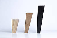 Мебельная ножка, деревянная, квадратная под углом, H100-720мм