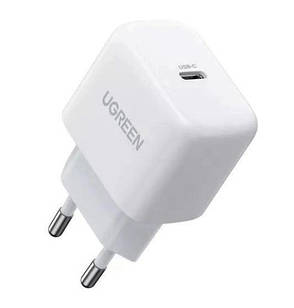 Зарядний пристрій Ugreen CD272 33W PD3.0 QC4.0 Smart Fast Charger Білий, фото 1