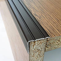 Сходовий кутовий поріжок 24*18 УЛ 121 анод Бронза, 2.7 м