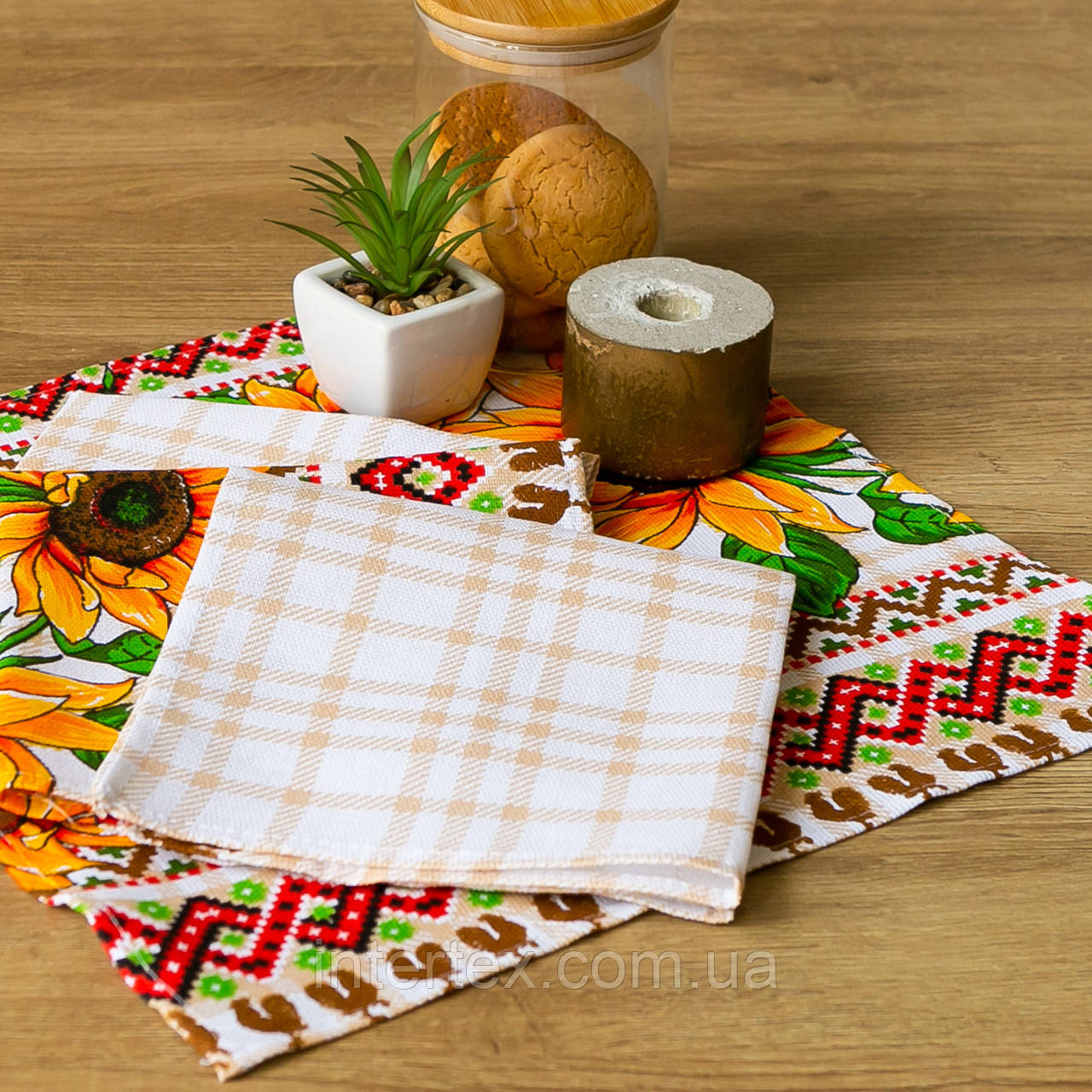 Салфетки льняные "Хуторянка" (комплект 4 шт.), фото 1