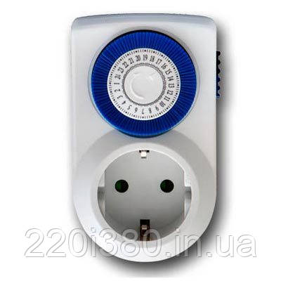 Розетка з таймером (добова) TM50 - 3500W/16A 230V