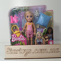 Барби Челси блондинка с совой на природе Barbie It Takes Two Doll & Accessories, Camping Playset with Owl