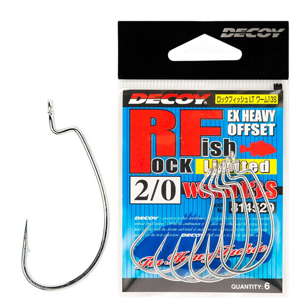 Гачок Decoy Worm13S Rock fish Limited 4/0 4 шт/уп