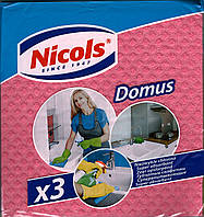 Серветки Nicols Domus целюлозні вологопоглинаючі 3 шт