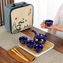 Набір для чайної церемонії дорожній у кейсі на 4 персони