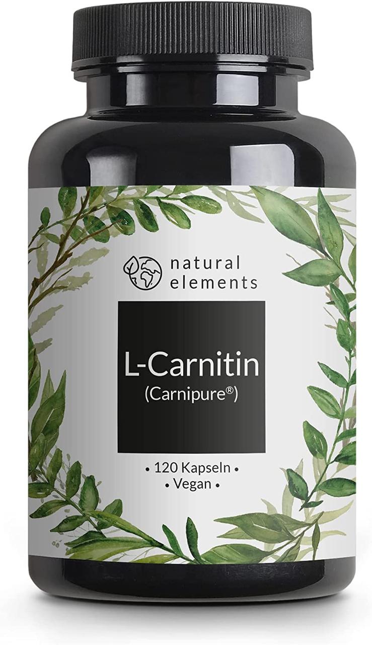 L-карнітин 2000 (500 мг/капсула) Natural Elements - 120 капсул