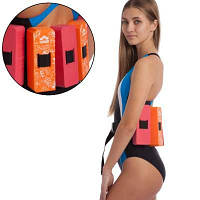 Пояс для навчання плаванню ARENA FLOTATION BELT JR 2 AR95190-530 вік 2-6років червоний-помаранчевий Код