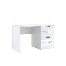 Стіл письмовий 4Шх Хеппі з ДСП Глянець Білий Миро-Марк