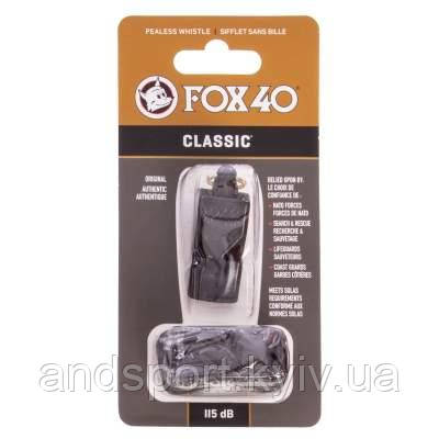 Свисток суддівський пластиковий CLASSIC FOX40-CLASSIC кольори в асортименті Код FOX40-CLASSIC, фото 2