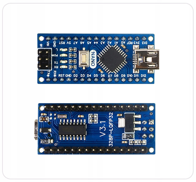 Плата Arduino Nano ATMega328P V3.0 CH340 - фото 3 - id-p1866349861