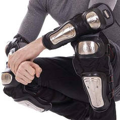 Комплект захисту PROMOTO PM-5 (коліно, гомілка, передпліччя, лікоть) чорний Код PM-5