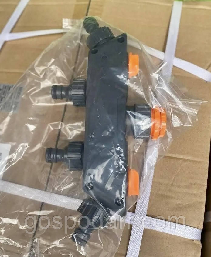 Розподільник з 4 кранами для поливу SUPERPLAST 5010