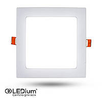 Світильник точковий квадрат 15 Ват 4000k LED врізний