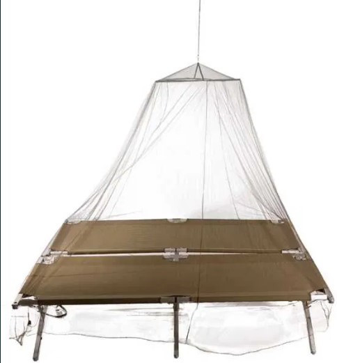 Сітка москітна Mil-Tec Двомісна на ліжко Олива MOSKITONETZ JUNGLE DOUBLE OLIV 14432401