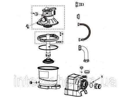 Ущільнювач Intex 10712 до пісочного фільтр насоса, фото 2