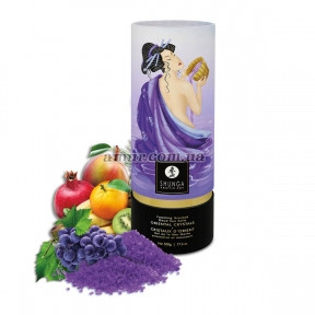 Пінка сіль для ванни Shunga Dead Sea salt Oriental Crystals Exotic Fruits, 500 г