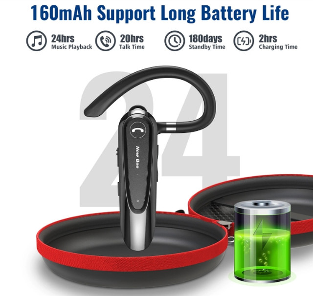 Гарнитура Bluetooth New Bee LC-B45 Гарнитура Bluetooth New Bee LC-B45