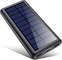 Повербанк с солнечной батареей Power Bank 26800mAh, HETP