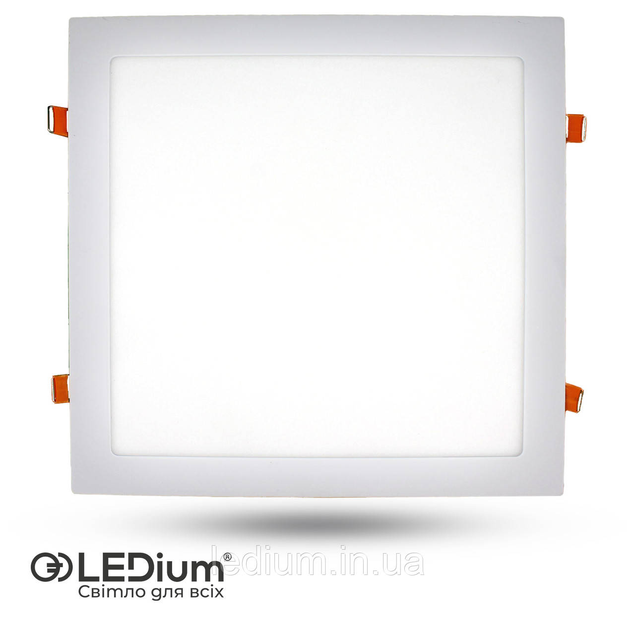 Світильник точковий квадрат 30 Ват 4000k LED врізний