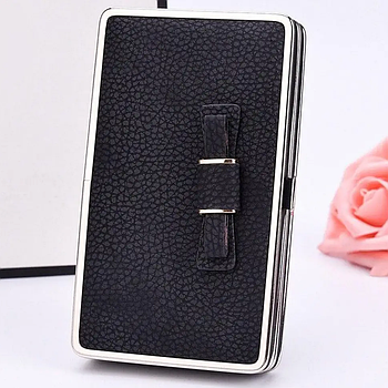 Гаманець жіночий (17,2 х9,2х2,5 см) Baellerry n1288 Чорний / Жіночий клатч з ремінцем