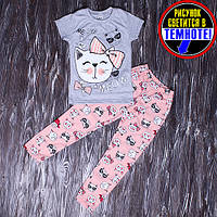 Піжама дитяча для дівчинки "Кішка"