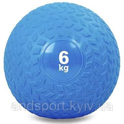 М'яч медичний слембол для кросфіту Record SLAM BALL FI-5729-6 6кг синій Код FI-5729-6, фото 2