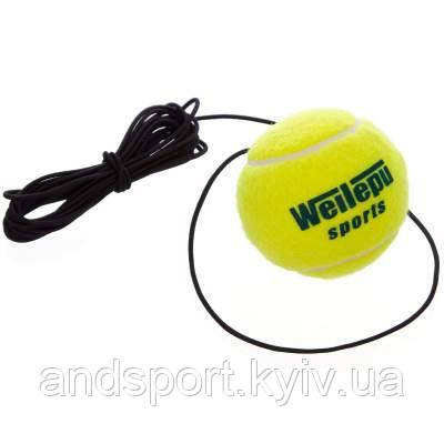 Тенісний м'яч на гумці Fight Ball Wielepu SP-Sport 626 салатовий Код 626, фото 2