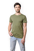 Мужская футболка Оливковая для ВСУ, футболка классическая мужская OverSize, футболка летняя, футболка ВСУ