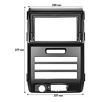 Перехідна рамка Lesko 9" Ford F-150 2009-2014 Manual AC (6796) 6 шт., фото 4