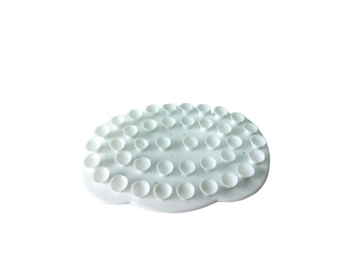 Мильниця для мила у ванну силіконова на присосках GP-105 10*7 cm