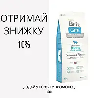 Brit Care (Брит кеа) Grain-free Junior Large Breed Salmon корм для молодих собак великих порід, 3 кг