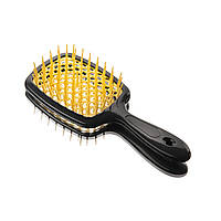 Расчёска Hollow Comb Black-Yellow