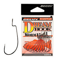 Крючок Decoy Worm15 Dream Hook 02, 9 шт/уп