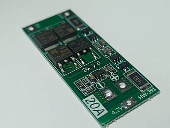 BMS 2S 20A Li ion плата захисту балансир PCB 7.4-8.2V схема шурупокрут дриль 18650