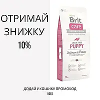 Brit Care (Брит кеа) Grain-free Puppy Salmon сухий корм для цуценят і молодих собак усіх порід з лососем, 3 кг