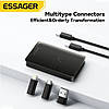 Набір адаптерів OTG з кабелем в кейсі Essager 6 в 1 Lightning, Usb Type C, Micro Usb., фото 2