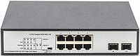 Коммутатор DIGITUS 8-port Gigabit PoE+ 2 SFP Uplinks 180W Unmanaged