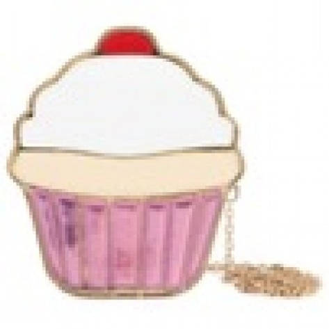 Сумка дитяча No502 Тістечко шкір.зам 19*16*5 см, на ланцюжку, фото 1